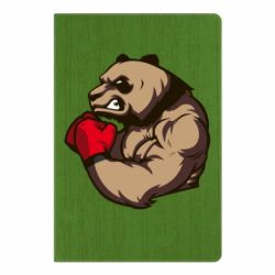 Блокнот с принто Panda Boxing - PrintSalon