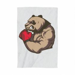 Рушник з принтом Panda Boxing