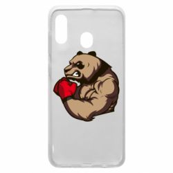 Чехол для Samsung A30 Panda Boxing - PrintSalon