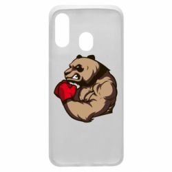 Чехол для Samsung A40 Panda Boxing