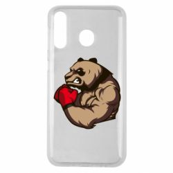 Чехол для Samsung M30 Panda Boxing - PrintSalon