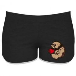 Женские шорты Panda Boxing - PrintSalon