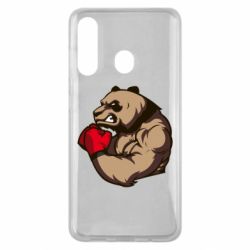Чехол для Samsung M40 Panda Boxing - PrintSalon