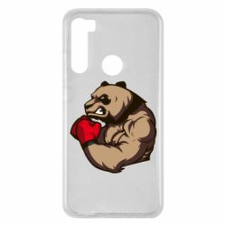Чехол для Xiaomi Redmi Note 8 Panda Boxing - PrintSalon