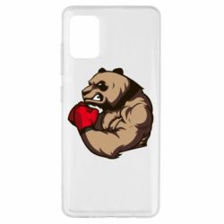 Чехол для Samsung A51 Panda Boxing
