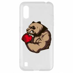 Чехол для Samsung A01/M01 Panda Boxing - PrintSalon