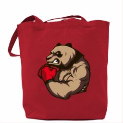 Эко-сумка Panda Boxing - PrintSalon