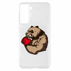 Чехол для Samsung S21 Panda Boxing - PrintSalon