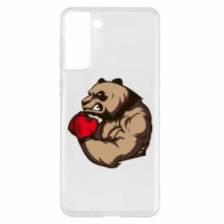 Чехол для Samsung S21+ Panda Boxing - PrintSalon