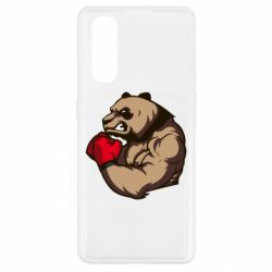 Чехол для Oppo Find X2 Panda Boxing - PrintSalon