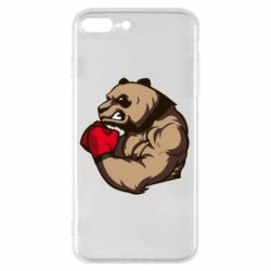 Чехол для iPhone 8 Plus Panda Boxing - PrintSalon