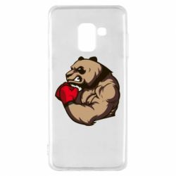 Чехол для Samsung A8 2018 Panda Boxing - PrintSalon