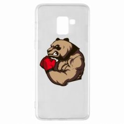 Чехол для Samsung A8+ 2018 Panda Boxing - PrintSalon