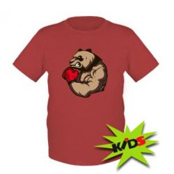 Детская футболка Panda Boxing - PrintSalon