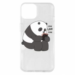Чехол для iPhone 14 Панда лайк