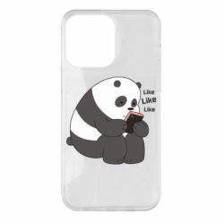 Чехол для iPhone 14 Pro Max Панда лайк - PrintSalon