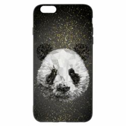 Чохол для iPhone 6 Plus/6S Plus Panda low poly and gold - PrintSalon