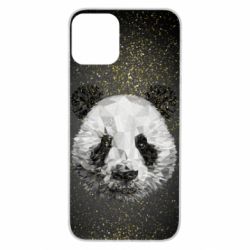 Чохол для iPhone 11 Panda low poly and gold - PrintSalon