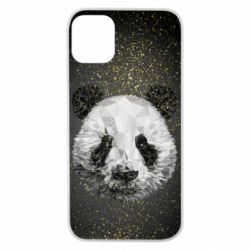 Чохол для iPhone 11 Pro Panda low poly and gold - PrintSalon