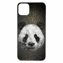 Чохол для iPhone 11 Pro Max Panda low poly and gold - PrintSalon