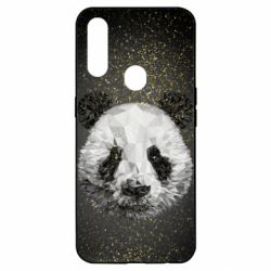 Чохол для Oppo A31 Panda low poly and gold - PrintSalon