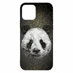 Чохол для iPhone 12 Pro Panda low poly and gold - PrintSalon