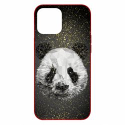 Чохол для iPhone 12 Pro Max Panda low poly and gold - PrintSalon