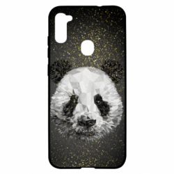 Чохол для Samsung A11 / M11 Panda low poly and gold - PrintSalon