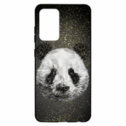 Чохол для Samsung A52 5G Panda low poly and gold - PrintSalon