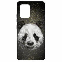 Чохол для Samsung S10 Lite Panda low poly and gold - PrintSalon