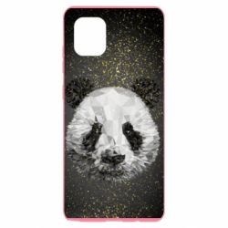 Чохол для Samsung Note 10 Lite Panda low poly and gold - PrintSalon