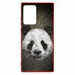 Чохол для Samsung Note 20 Ultra Panda low poly and gold - PrintSalon
