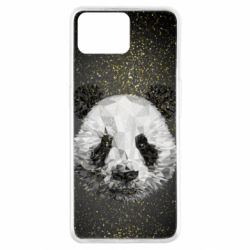 Чохол для Oppo A73Panda low poly and gold - PrintSalon