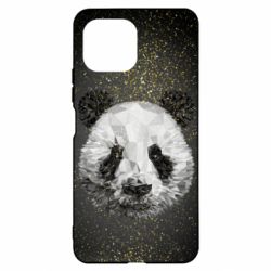 Чохол для Xiaomi Mi11 Lite Panda low poly and gold - PrintSalon