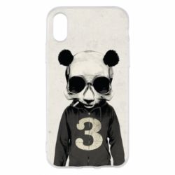 Чохол для iPhone X/Xs Panda skull - PrintSalon