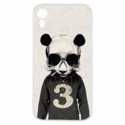 Чохол для iPhone XR Panda skull - PrintSalon