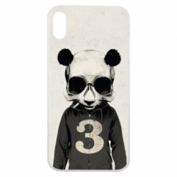 Чохол для iPhone Xs Max Panda skull - PrintSalon