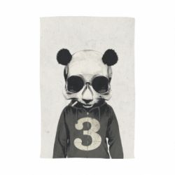 Рушник з принтом Panda skull - PrintSalon