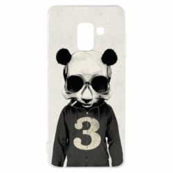 Чохол для Samsung A8 2018 Panda skull - PrintSalon