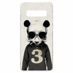 Чохол для Samsung S10+ Panda skull - PrintSalon