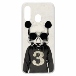 Чохол для Samsung A40 Panda skull - PrintSalon