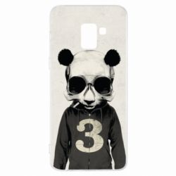 Чохол для Samsung A8+ 2018 Panda skull - PrintSalon