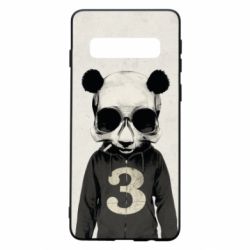 Чохол для Samsung S10 Panda skull - PrintSalon