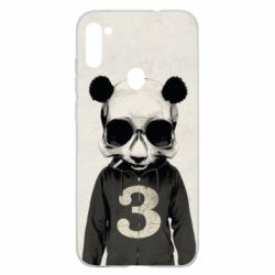 Чохол для Samsung A11 / M11 Panda skull - PrintSalon