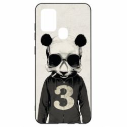 Чохол для Samsung A21s Panda skull - PrintSalon