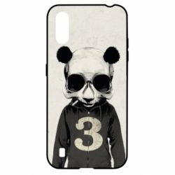 Чехол для Samsung A01/M01 Panda skull-PrintSalon Чехол для Samsung A01/M01 Panda skull