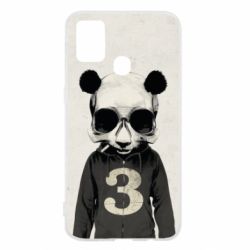 Чохол для Samsung M31 Panda skull - PrintSalon