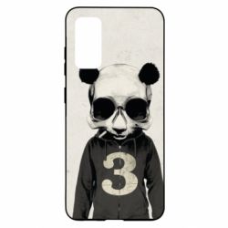 Чехол для Samsung S20 Panda skull-PrintSalon Чехол для Samsung S20 Panda skull