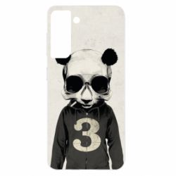 Чохол для Samsung S21 Panda skull - PrintSalon