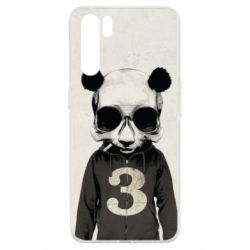 Чохол для Oppo A91 / Reno3Panda skull - PrintSalon
